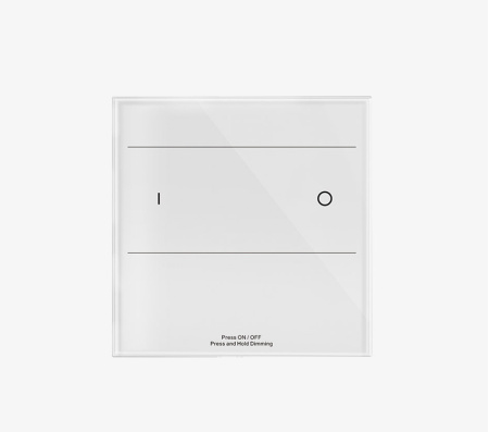 Touch wallplate, 1 Zone Dimming, 230V,DMX,RF(V1/V1L)